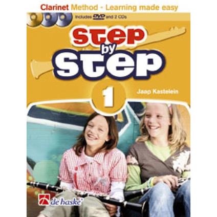  Step by Step 1 Clarinet - Jaap Kastelein - metodo per clarinetto -  Jaap Kastelein - copertina