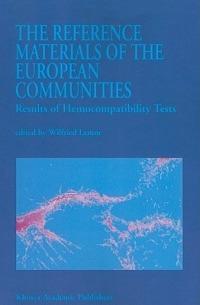 The Reference Materials of the European Communities: Results of Hemocompatibility Tests - cover