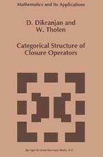 Categorical Structure of Closure Operators: With Applications to Topology, Algebra and Discrete Mathematics