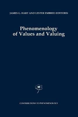 Phenomenology of Values and Valuing - cover