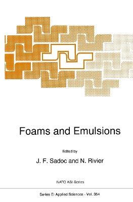 Foams and Emulsions - cover