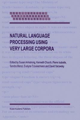 Natural Language Processing Using Very Large Corpora - cover