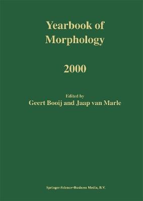 Yearbook of Morphology 2000 - cover