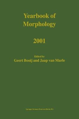 Yearbook of Morphology 2001 - cover