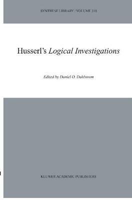 Husserl's Logical Investigations - cover