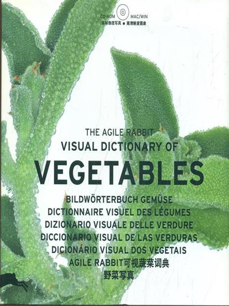 The agile rabbit visual dictionary of vegetables. Ediz. multilingue. Con CD-ROM - 2