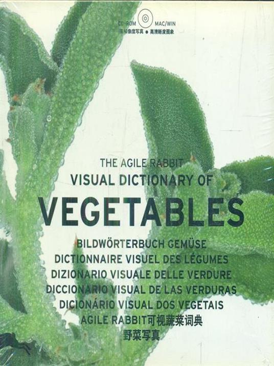 The agile rabbit visual dictionary of vegetables. Ediz. multilingue. Con CD-ROM - copertina