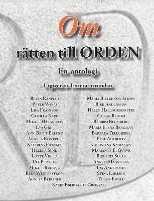 Om rätten till ORDEN: En antologi - cover