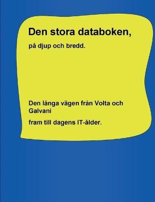 Den stora databoken, på djup och bredd.: Den långa vägen från Volta och Galvani fram till dagens IT-ålder. - Rolf Sjöström - cover
