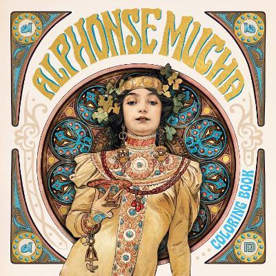 Alphonse Mucha Coloring Book - cover