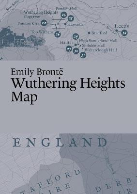 Emily Brontë, Wuthering Heights Map - Martin Thelander - cover