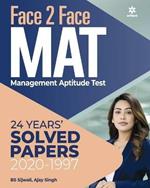 Face to Face Mat with 23 Years Solved Papers 2021