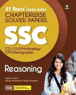 Ssc Chapterwise Solved Papers Reasoning 2021 - Meeni Tiwari - cover