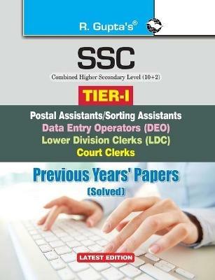 Ssc Combined Higher Secondary Level (10+2) Ldc / Data Entry Operator - RPH Editorial Board - cover