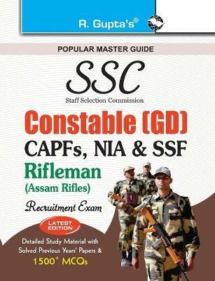 Ssc Constable (Gd) Itbpf/Cisf/Crpf/Bsf/SSB Rifleman - RPH Editorial Board - cover