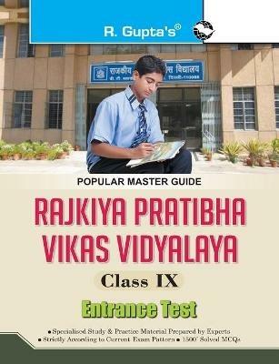Rpvv: Rajkiya Pratibha Vikas Vidyalaya (Class IX) Entrance Exam Guide - Rph Editorial Board - cover