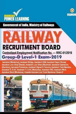 Railway Recruitment Board - Group - D Level - 1 Exam - 2019 - Diamond Learning Power - cover