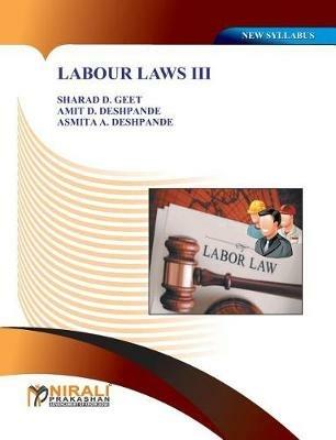 Labour Laws III - A D Deshpande - cover