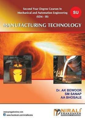 Manufacturing Technology - S M Sanap - cover