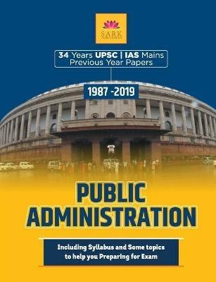 IAS Mains Ppublic Administration Previous Year Papers - Editorial Board - cover