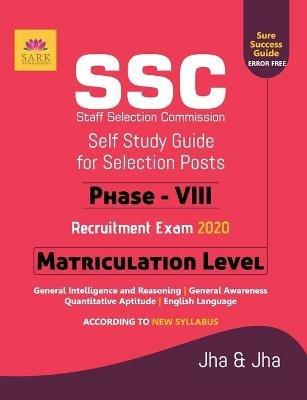 Ssc Matriculation Level Phase VIII Guide 2020 - Jha and Jha - cover