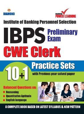 Institute of Banking Personnel Selection (IBPS) CWE Exam 2020 (CLERK), Preliminary examination, in English with previous year solved paper (बैंकिंग कार्मिक चय&# - Diamond Power Learning Team - cover