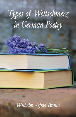 Types of Weltschmerz in German Poetry - Wilhelm Alfred Braun - cover