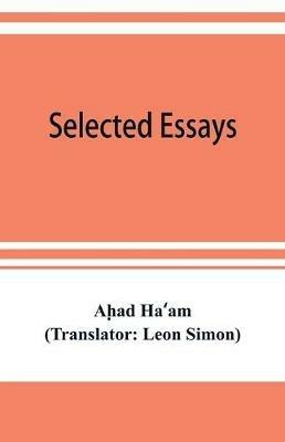 Selected essays - Ah?ad Ha?am - cover