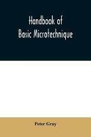 Handbook of basic microtechnique - Peter Gray - cover