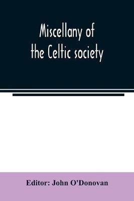 Miscellany of the Celtic society - cover