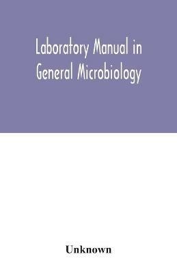 Laboratory manual in general microbiology - cover