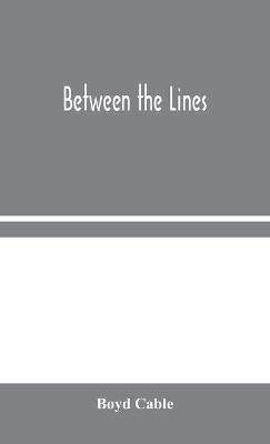 Between the Lines - Boyd Cable - cover