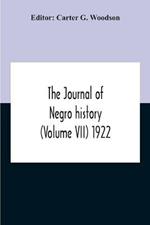 The Journal Of Negro History (Volume Vii) 1922