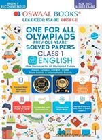 One for All Olympiad Previous Years Solved Papers, Class-1 English Book (for 2021-22 Exam)