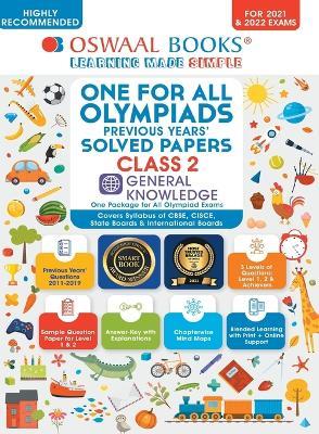 Oswaal One for All Olympiad Previous Years Solved Papers: General Knowledge Class 2 - Oswaal Editorial Board - cover