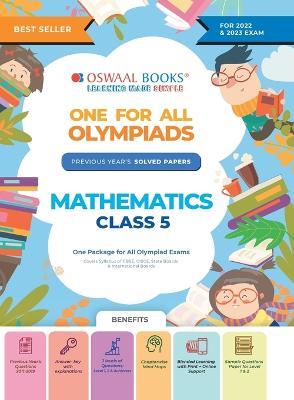 One for All Olympiad Previous Years Solved Papers: Mathematics Class-5 - Oswaal Editorial Board - cover