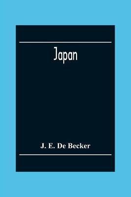 Japan - J E de Becker - cover