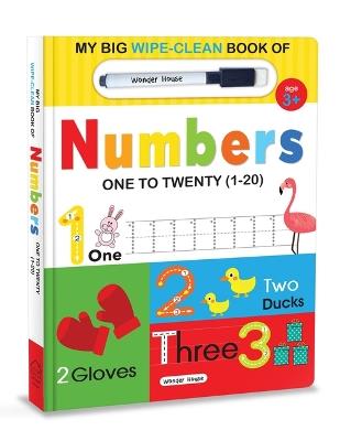 My Big Wipe and Clean Book of Numbers for Kids 1 to 20 - Wonder House Books - cover