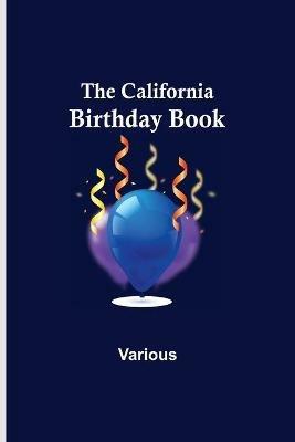 The California Birthday Book - Various - cover