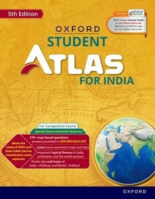 Oxford Student Atlas for India: For UPSC and Competitive Exams - Oxford University Press India - cover