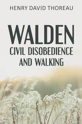 Walden, Civil Disobedience and Walking - Henry David Thoreau - cover