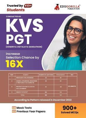 KVS PGT Book 2023: Post Graduate Teacher (English Edition) - 8 Mock Tests and 3 Previous Year Papers (1000 Solved Questions) with Free Access to Online Tests - Edugorilla Prep Experts - cover