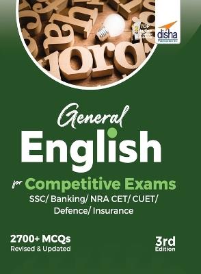 General English for Competitive Exams - Ssc/ Banking/ Nra Cet/ Cuet/ Defence/ Insurance - cover