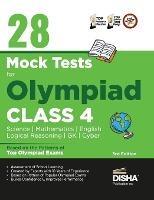 28 Mock Test Series for Olympiads Class 4 Science, Mathematics, English, Logical Reasoning, Gk & Cyber - cover