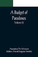 A Budget of Paradoxes (Volume II) - Augustus de Morgan - cover