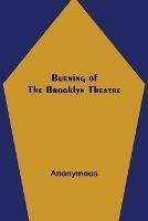 Burning of the Brooklyn Theatre - Anonymous - cover