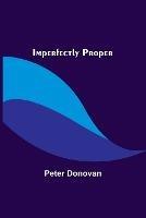 Imperfectly Proper - Peter Donovan - cover