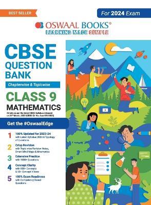 Oswaal CBSE Chapterwise & Topicwise Question Bank Class 9 Mathematics Book (For 2023-24 Exam) - Oswaal Editorial Board - cover