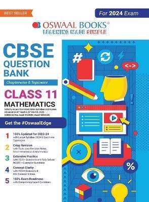Oswaal CBSE Class 11 Mathematics Question Bank (2024 Exam) - Oswaal Editorial Board - cover