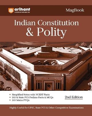Arihant Magbook Indian Constitution & Polity for UPSC Civil Services IAS Prelims / State PCS & other Competitive Exam IAS Mains PYQs - Manohar Pandey,Fazle Kibria - cover